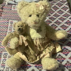 Collectable Adorable Cream Teddy Bear Set